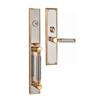 Trinity Single Sided  Brass Door Entrance Sets