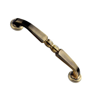 Aztec on Rose Brass Door Pull Handle