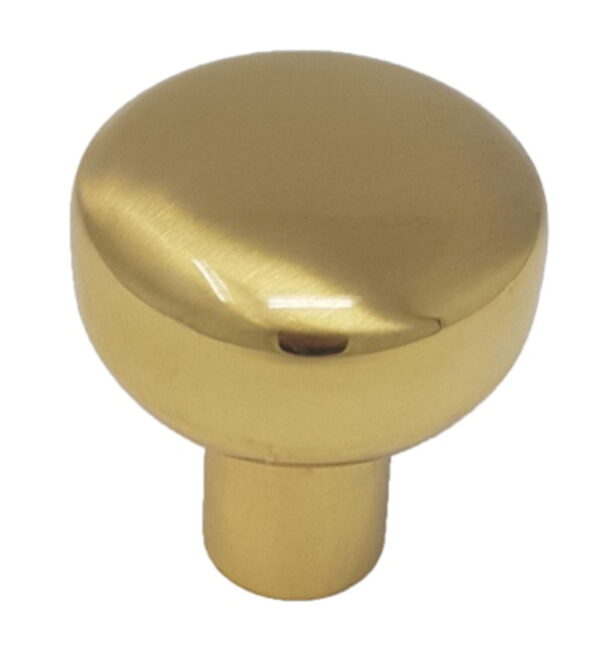 Mushroom Brass Cabinet Knob