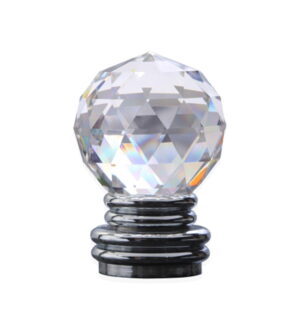 Crystal Brass Cabinet Knob