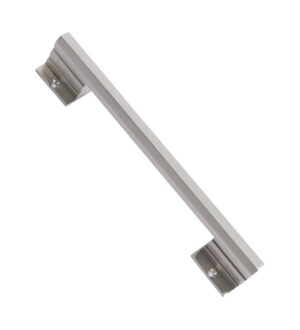 Petra on Rose Brass Cabinet Pull Handle