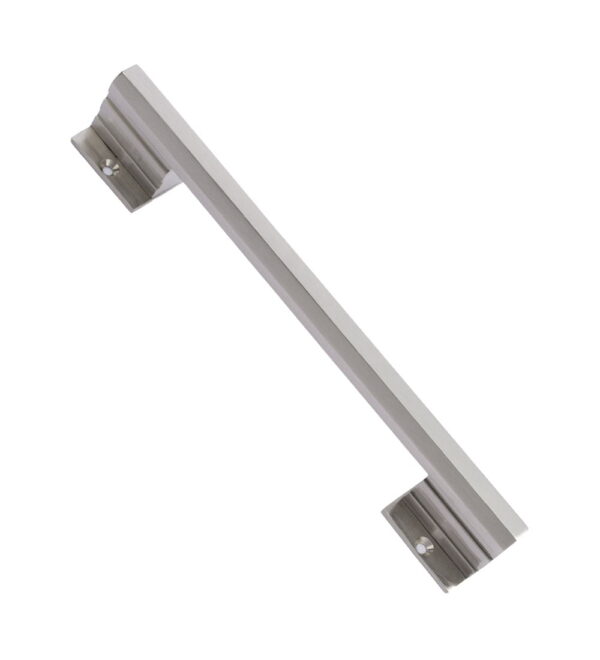 Petra on Rose Brass Cabinet Pull Handle