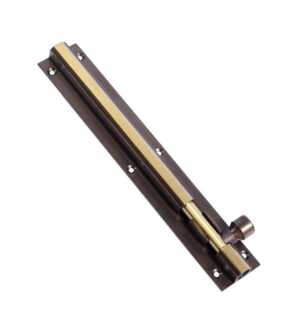VX Medium Antique Gold (9mm Rod Size) Brass Tower Bolt