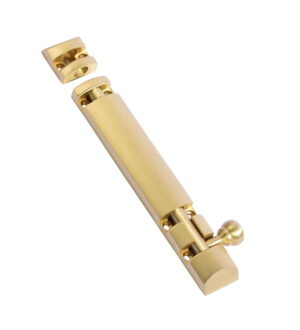 Half Round Gold Stain Matt Brass Tower Bolt