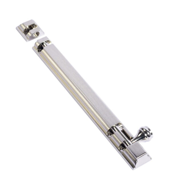 Royal Brushed Nickel Brass Tower Bolt