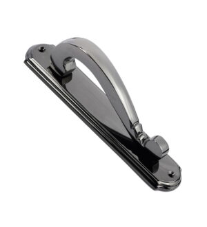 Vera Brass Door Pull Handle on Plate