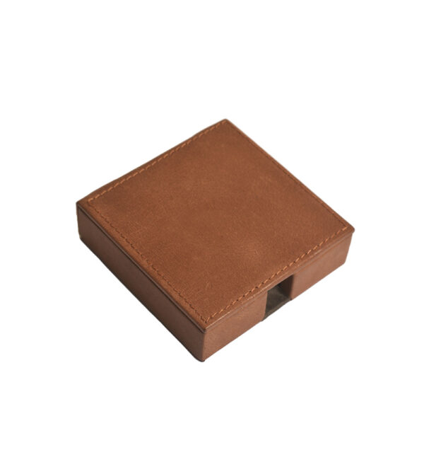 Bar Tray Set Dark Brown  Brass - Image 5
